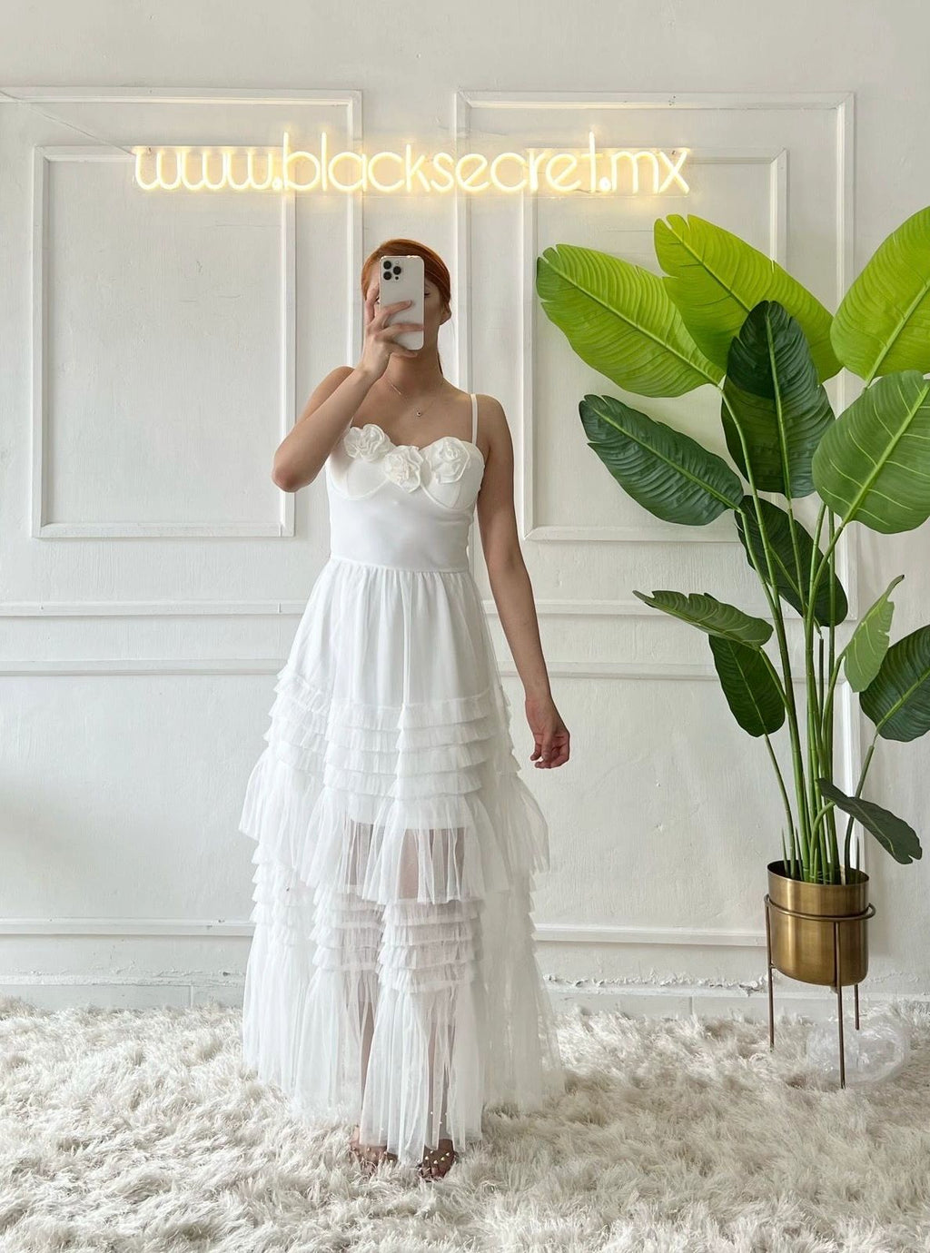 VESTIDO TIRANTE MESH