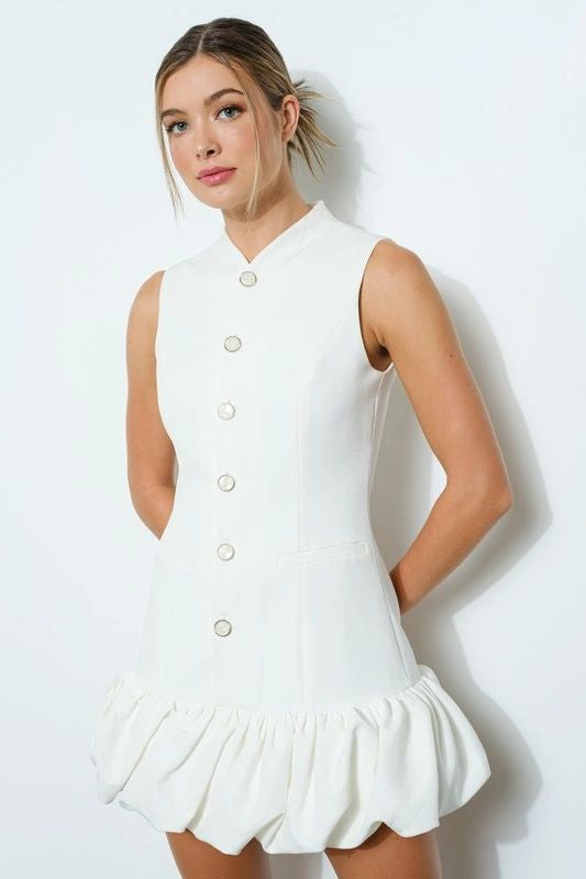 VESTIDO ABULLONADO