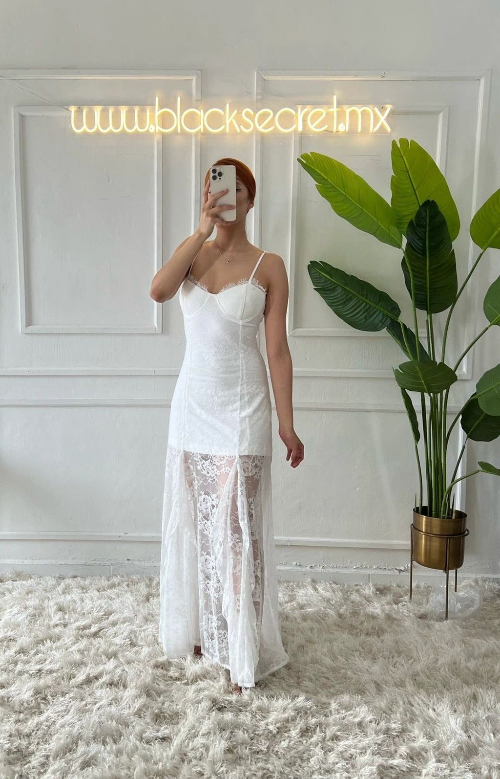 VESTIDO ENCAJE STRETCH