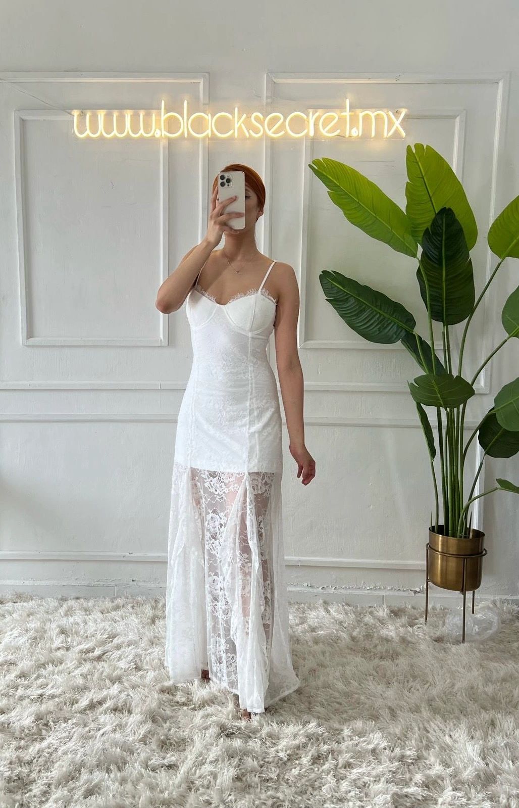 VESTIDO ENCAJE STRETCH