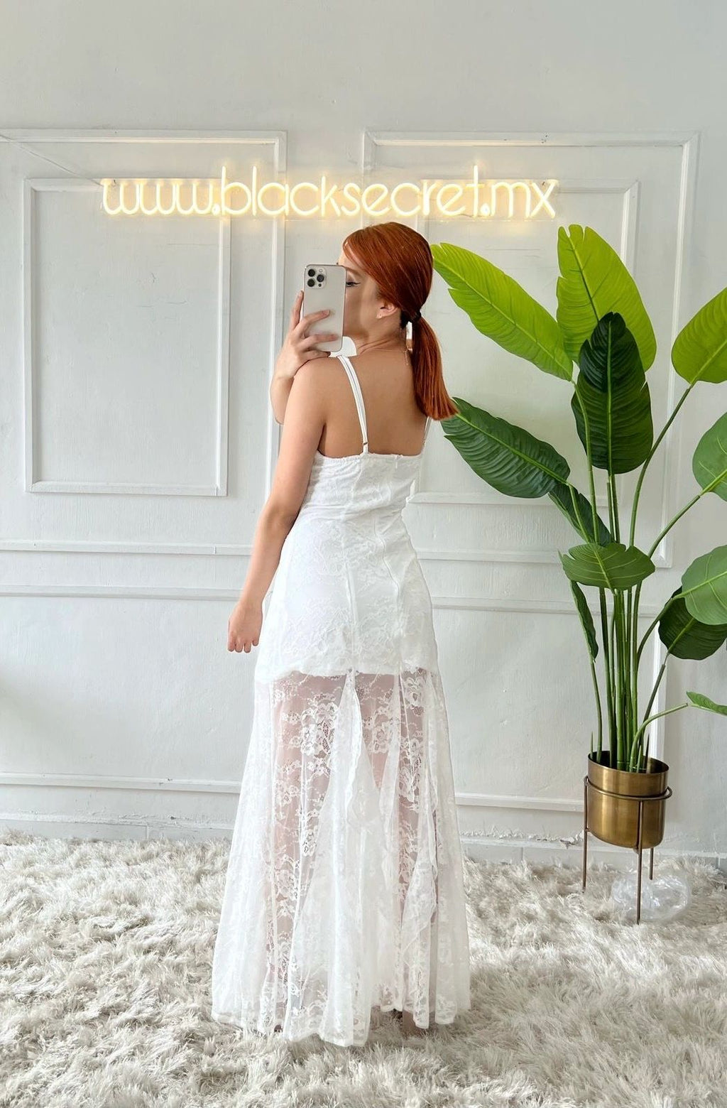 VESTIDO ENCAJE STRETCH