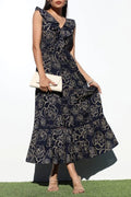 VESTIDO ESCOTE RUFFLES