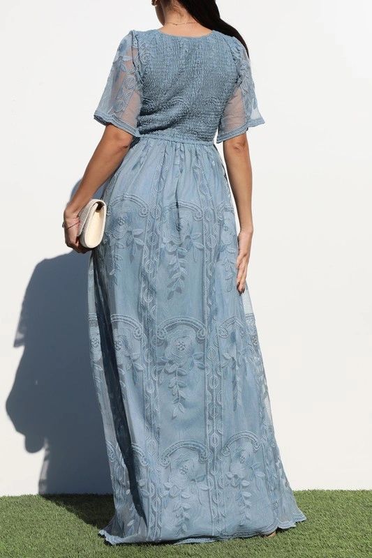 VESTIDO LARGO MESH