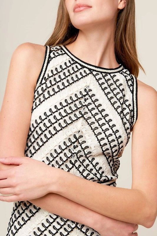 VESTIDO LINEAS ENCONTRADA