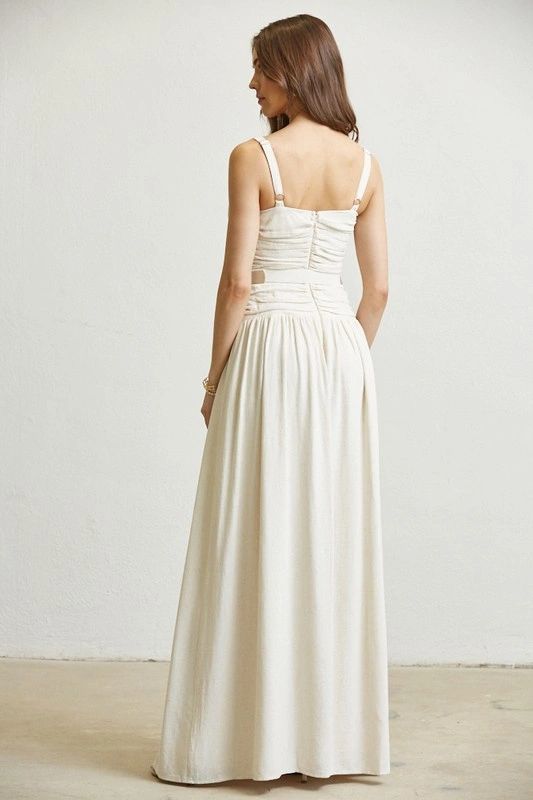 VESTIDO COPAS IVORY