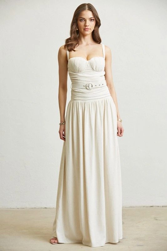 VESTIDO COPAS IVORY