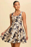 VESTIDO NAVY/IVORY