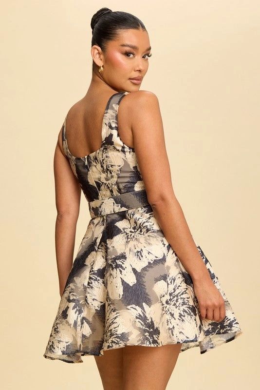 VESTIDO NAVY/IVORY