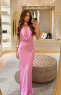 VESTIDO LARGO SATIN