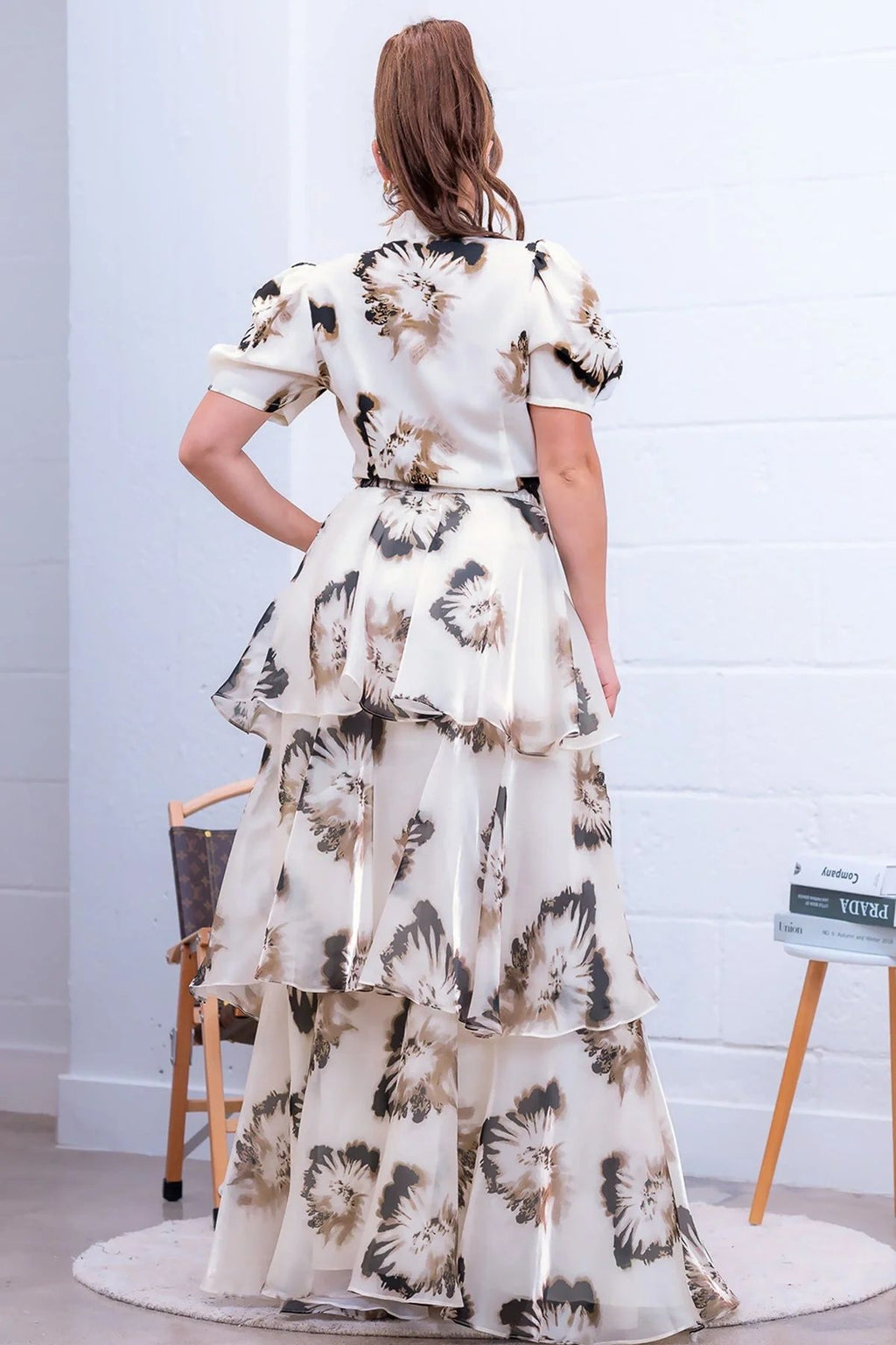 CONJUNTO IVORY/CAFE