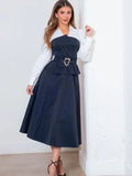 VESTIDO CORTE PEPLUM