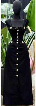 CONJUNTO DENIM NEGRO