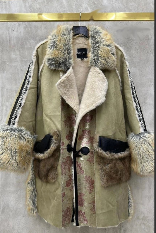 ABRIGO SUEDE VINTAGE
