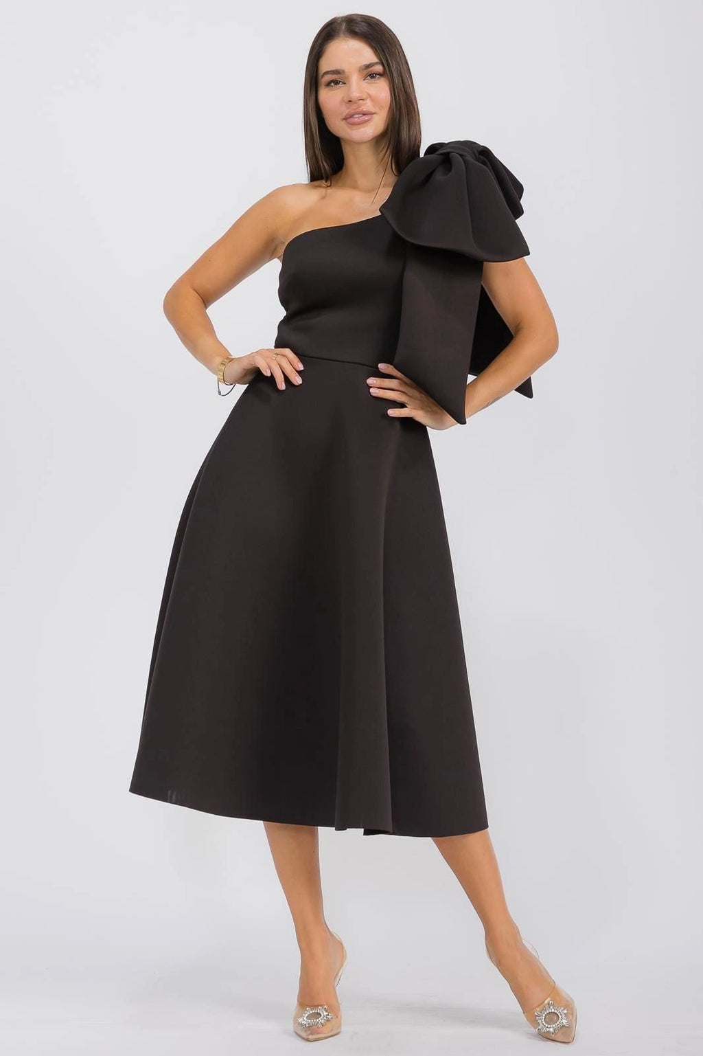 VESTIDO HOMBRO LAZO