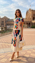 CONJUNTO FALDA FLORES