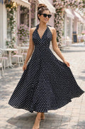 VESTIDO POLKA DOTS CORTE EN CADERA