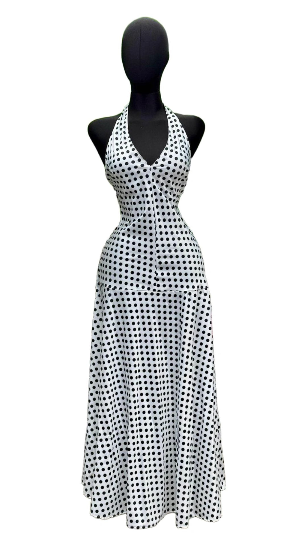 VESTIDO POLKA DOTS CORTE EN CADERA