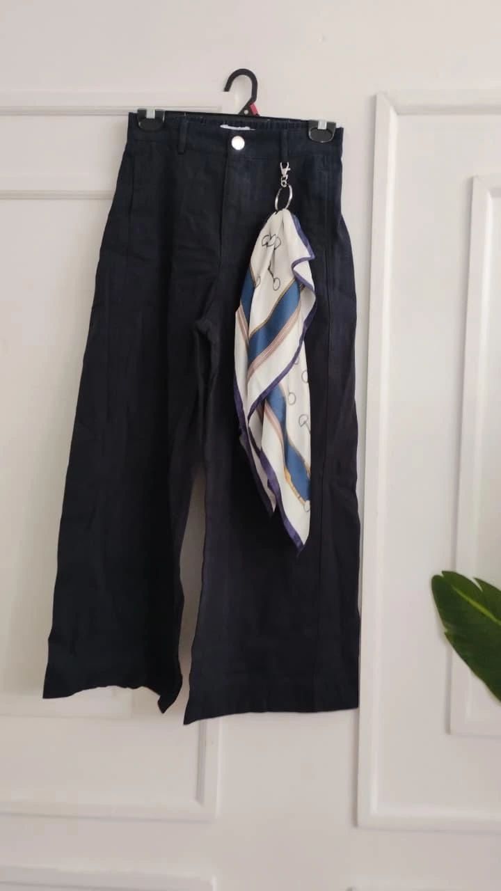 JEANS PATA ANCHA (INCLUYE PASHMINA)