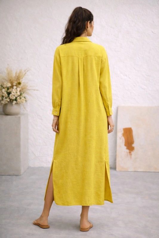 VESTIDO CAMISERO LISO