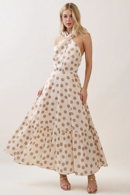 VESTIDO POLKADOTS HALTER