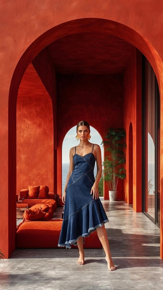 VESTIDO TIRANTES DENIM