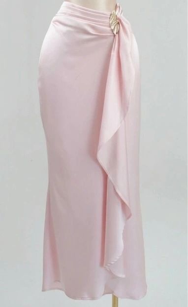 FALDA SATIN HEBILLA
