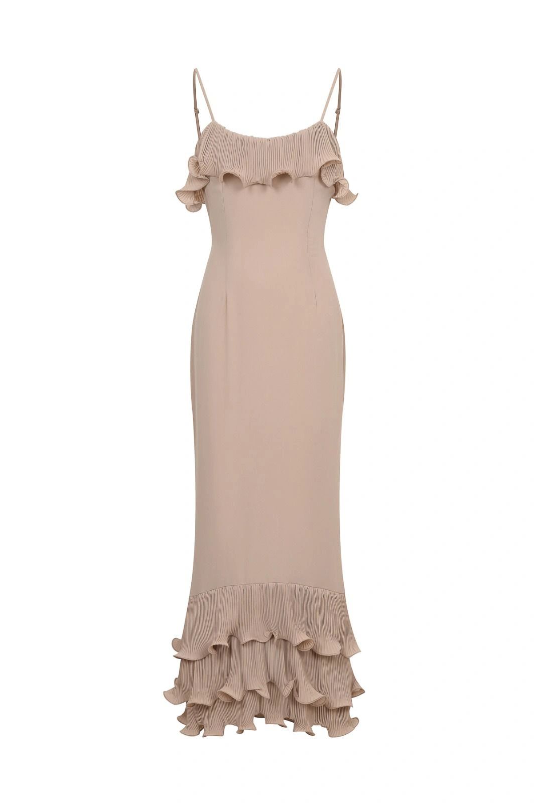 VESTIDO DETALLES DE RUFFLE