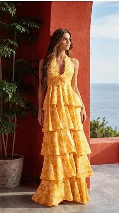 VESTIDO AMARILLO