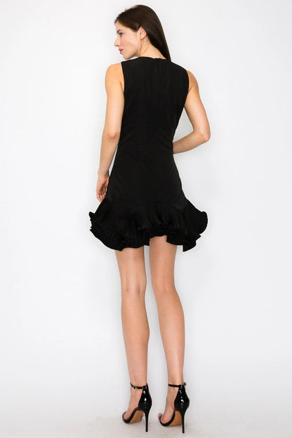 VESTIDO MINI LISO