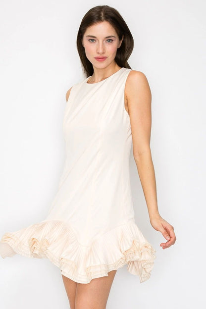 VESTIDO MINI LISO