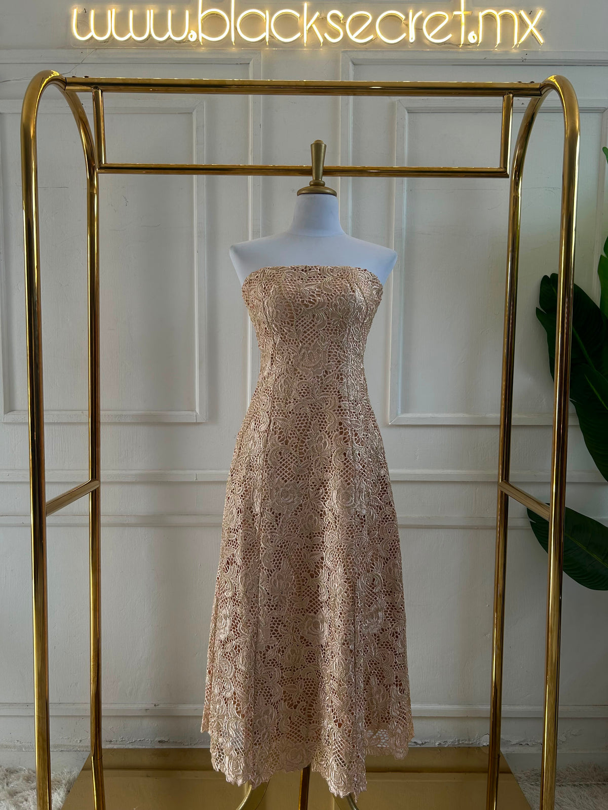 VESTIDO MIDI GUIPUR FRANCES