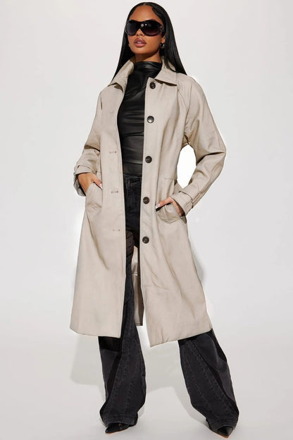 BLAZER PIEL VEGANA