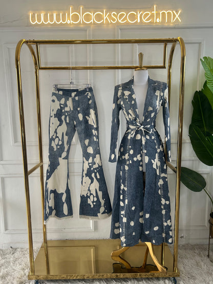 CONJUNTO  DENIM DESLAVADO