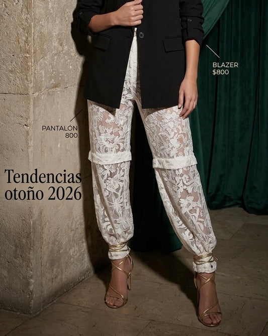 PANTALON DE ENCAJE